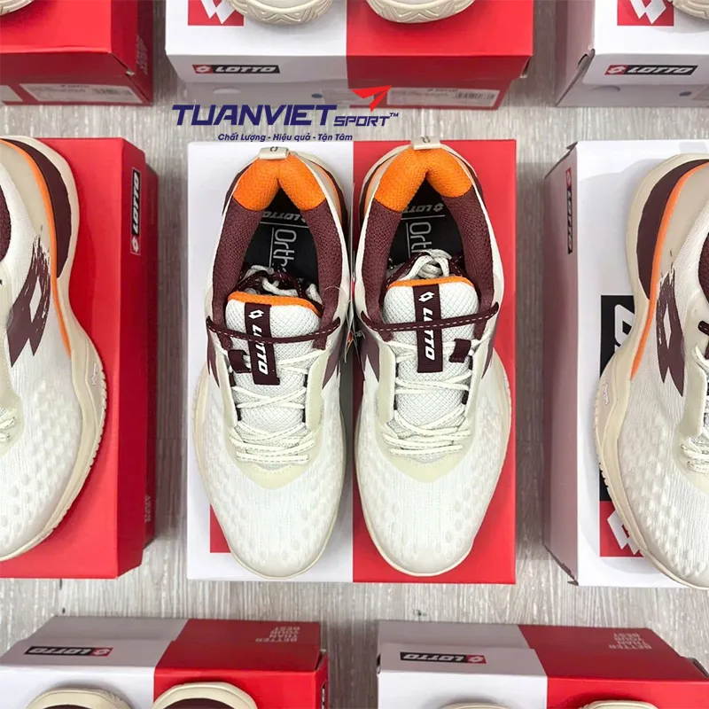 H&igrave;nh ảnh thực tế của Gi&agrave;y Pickleball/Tennis Nam Lotto Raptor 100