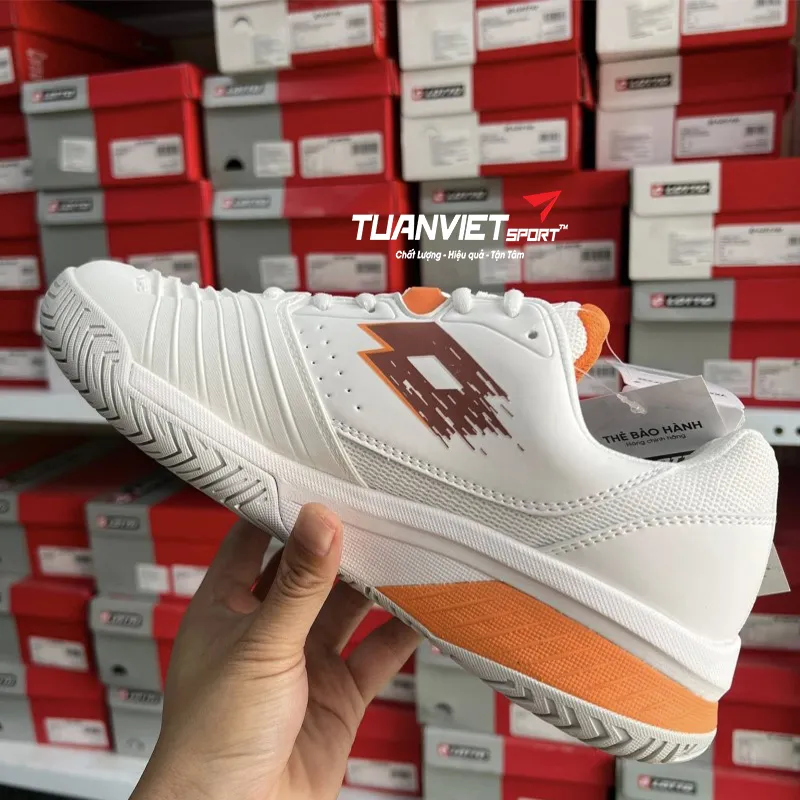 H&igrave;nh ảnh thực tế của Gi&agrave;y Pickleball/Tennis Nam Lotto Raptor 300