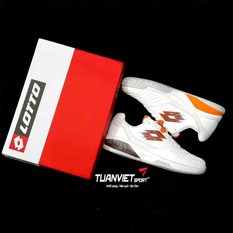 H&igrave;nh ảnh thực tế của Gi&agrave;y Pickleball/Tennis Nam Lotto Raptor 300