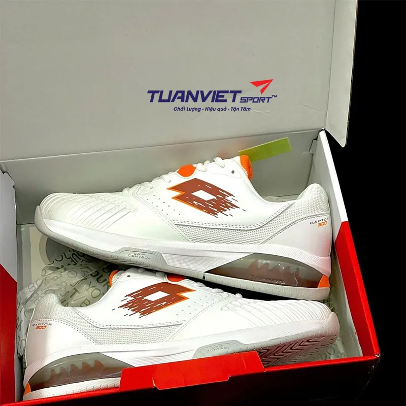 H&igrave;nh ảnh thực tế của Gi&agrave;y Pickleball/Tennis Nam Lotto Raptor 300