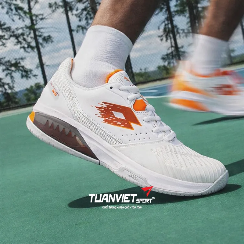 H&igrave;nh ảnh thực tế của Gi&agrave;y Pickleball/Tennis Nam Lotto Raptor 300
