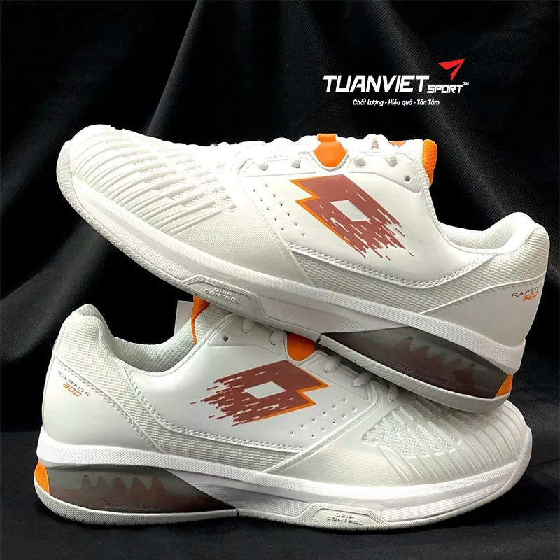 H&igrave;nh ảnh thực tế của Gi&agrave;y Pickleball/Tennis Nam Lotto Raptor 300