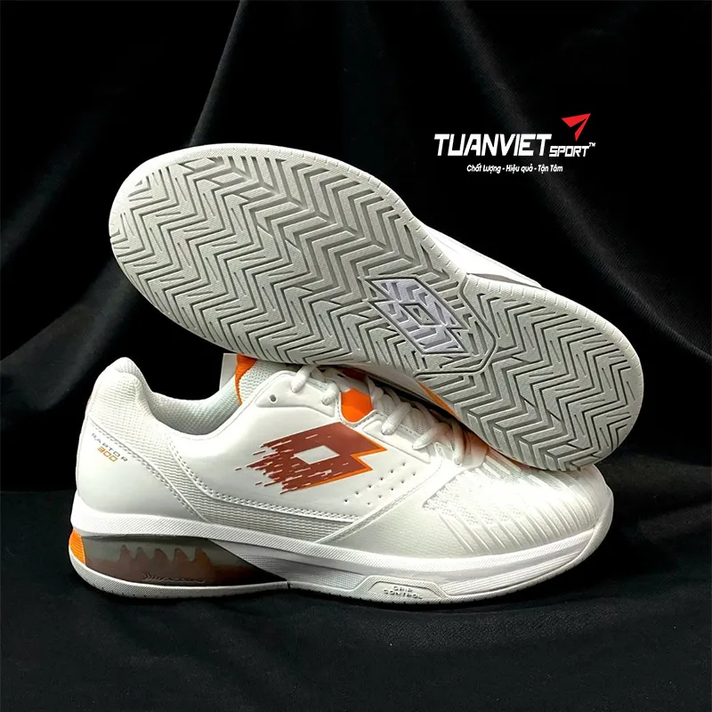 H&igrave;nh ảnh thực tế của Gi&agrave;y Pickleball/Tennis Nam Lotto Raptor 300
