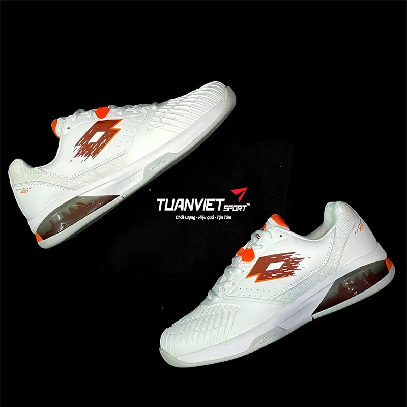 H&igrave;nh ảnh thực tế của Gi&agrave;y Pickleball/Tennis Nam Lotto Raptor 300