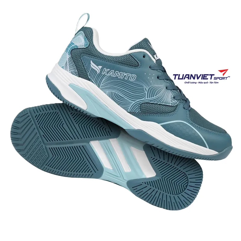 Gi&agrave;y Pickleball Kamito Brillant V2 Xanh lam 