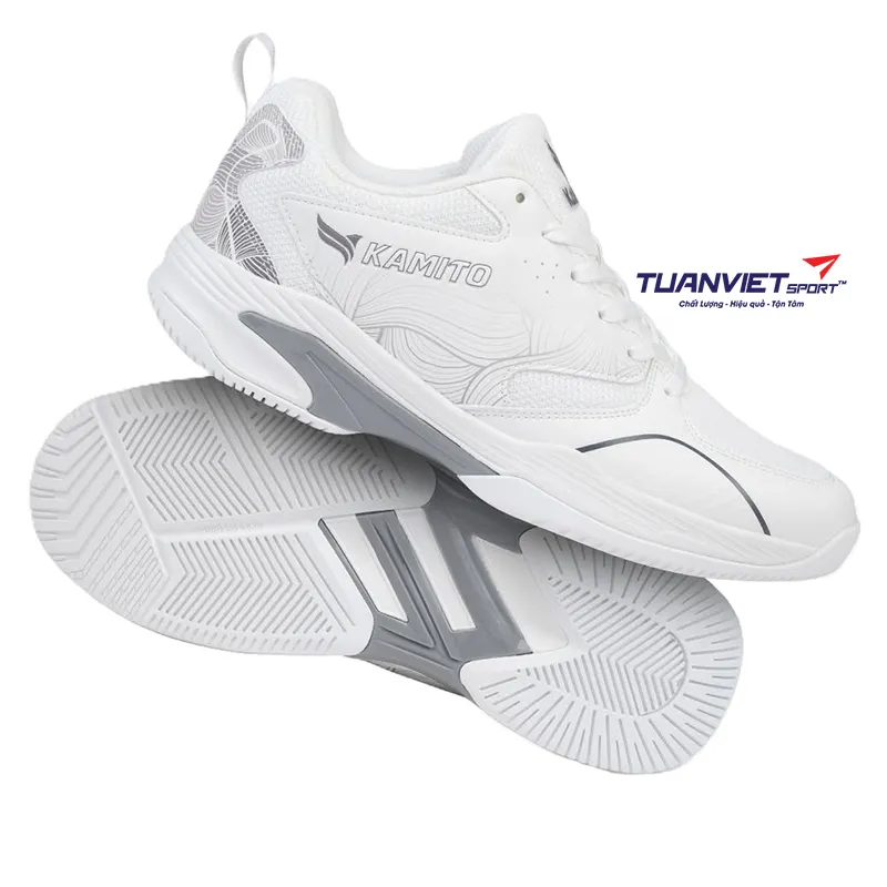 Gi&agrave;y Pickleball Kamito Brillant V2 Trắng