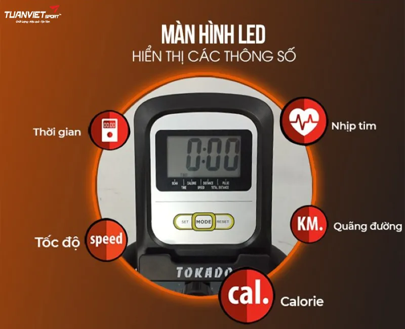 Xe đạp thể dục Tokado TK 360R