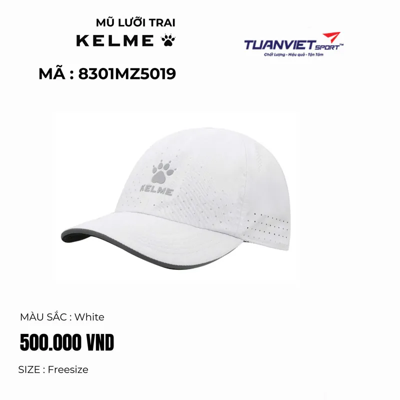 Mũ/N&oacute;n Thể Thao Lưỡi Trai Kelme 8301MZ5019