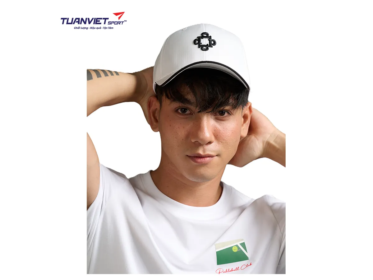 Mũ Lưỡi Trai Nửa Đầu Unisex PILI Phối Hoạ Tiết Thêu Chữ P