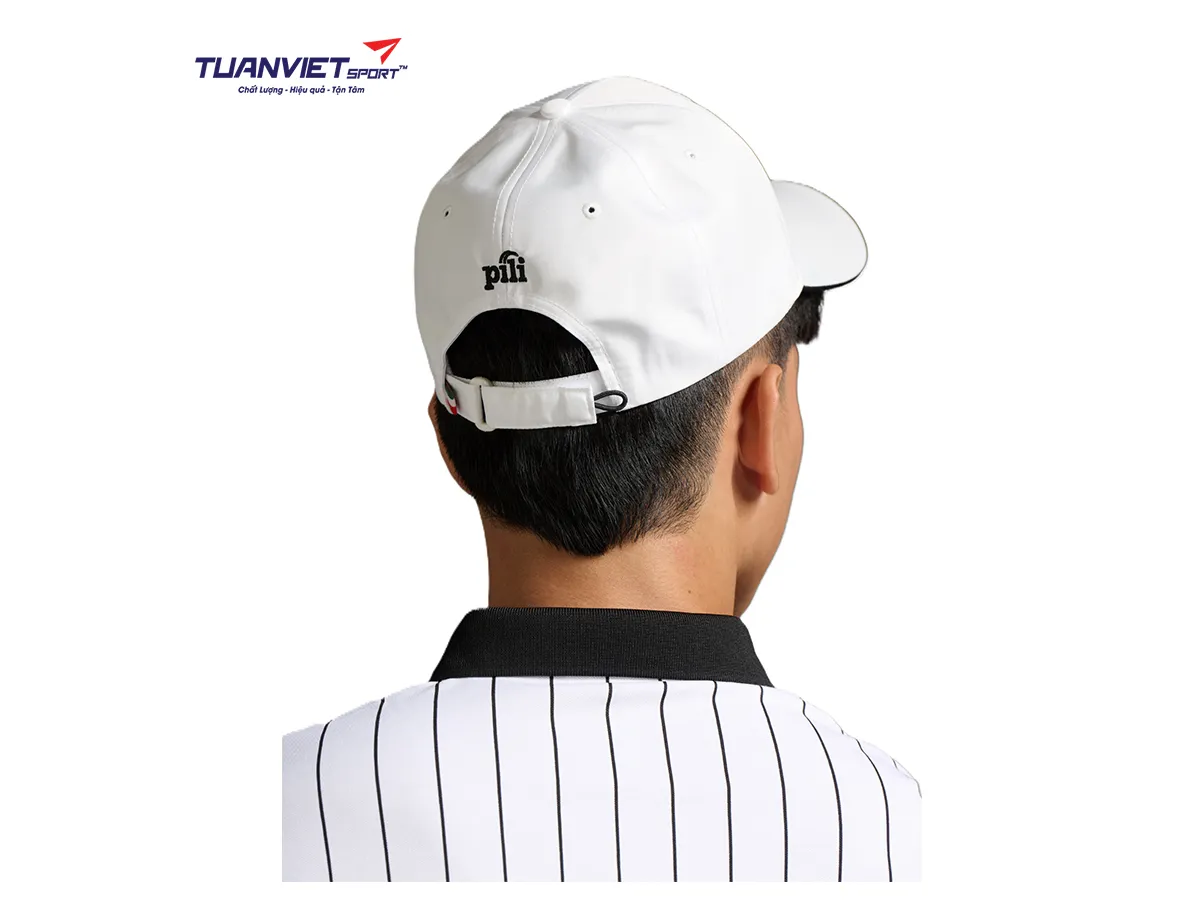 Mũ Lưỡi Trai Nửa Đầu Unisex PILI Phối Hoạ Tiết Thêu Chữ P