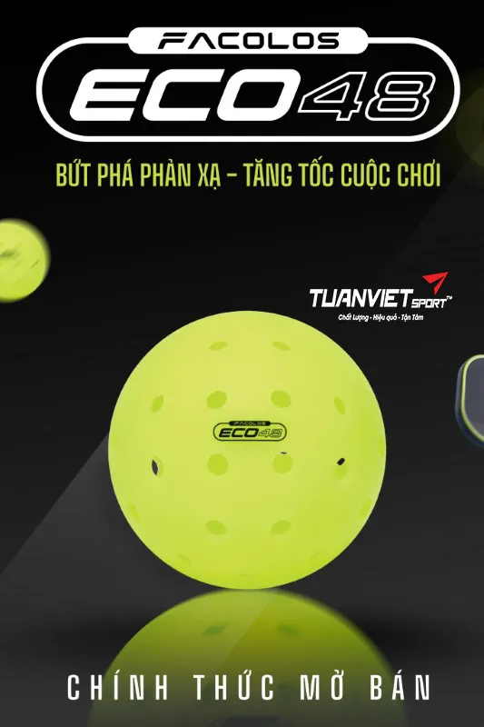 B&oacute;ng Pickleball Facolos F-ECO 48 lỗ