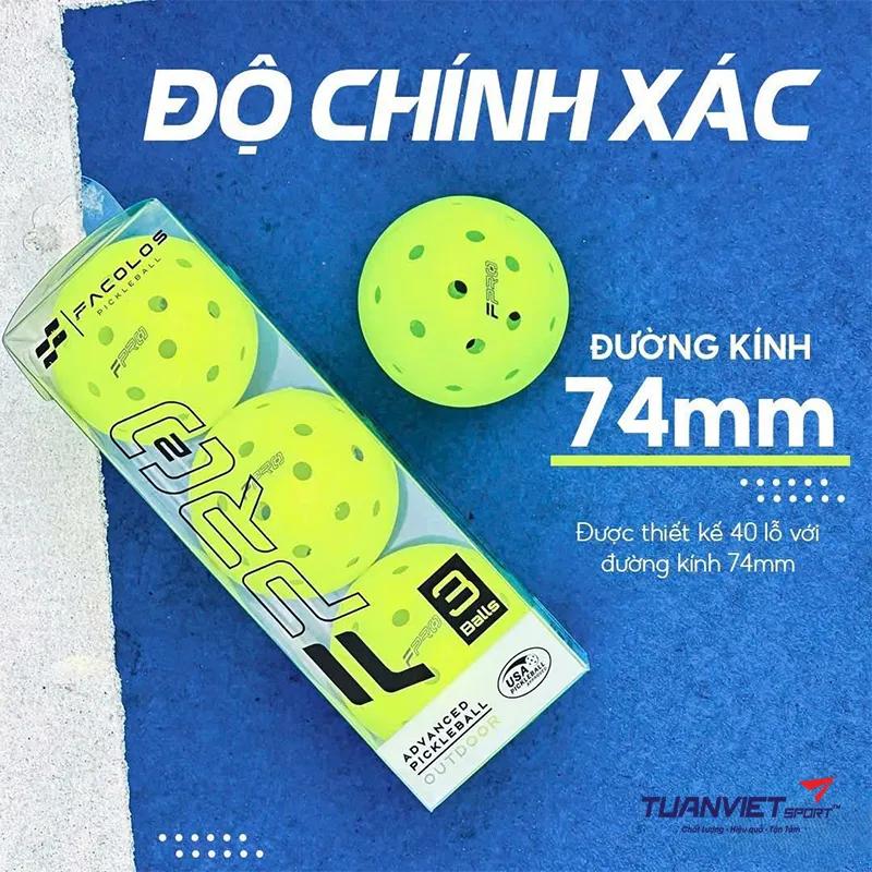 Bóng Pickleball Facolos F-Pro Gen 2 Performance