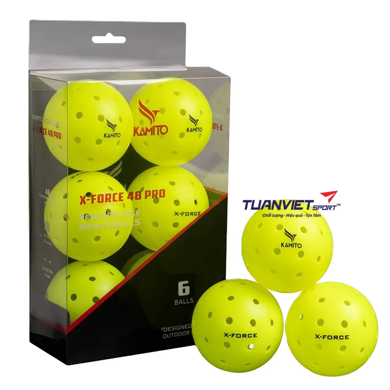 B&oacute;ng Pickleball Kamito X-Force 48 Pro - Hộp 6 quả