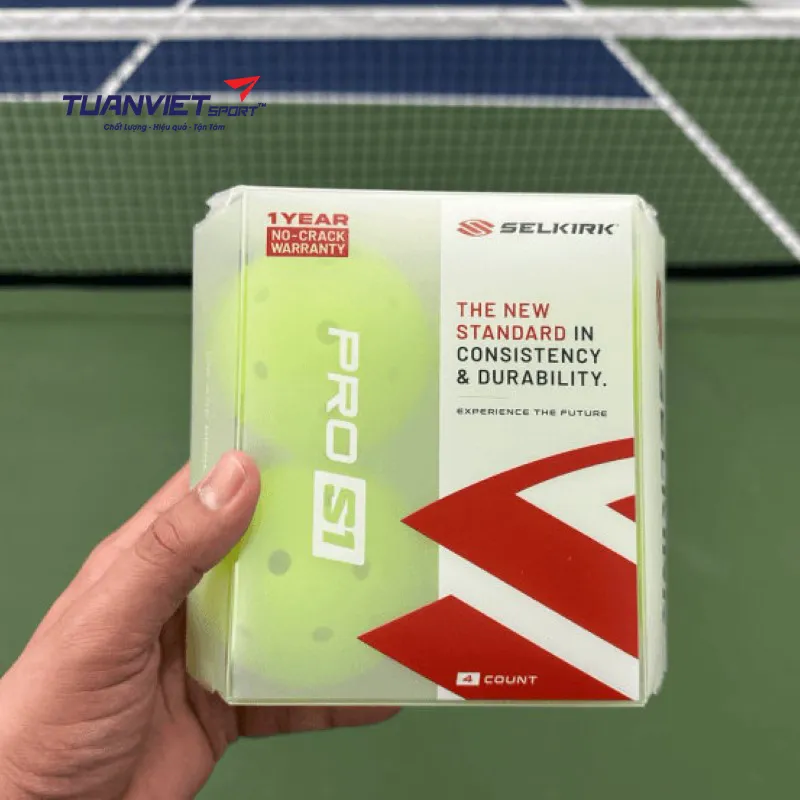 h&igrave;nh ảnh thực tế của B&oacute;ng Pickleball Selkirk Pro S1