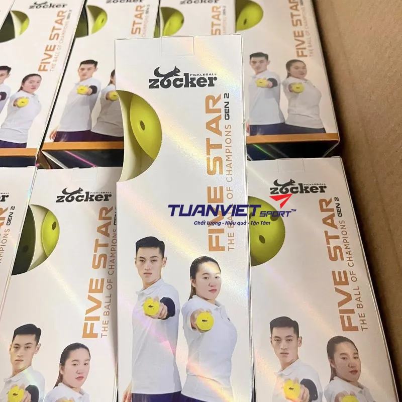 B&oacute;ng Pickleball Zocker Five Star Gen 2