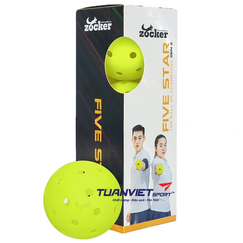 B&oacute;ng Pickleball Zocker Five Star Gen 2