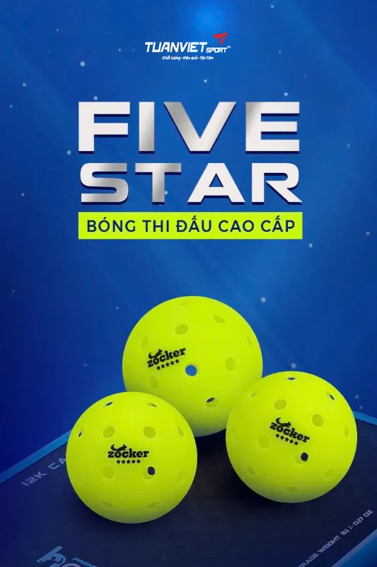 B&oacute;ng Pickleball Zocker Five Star