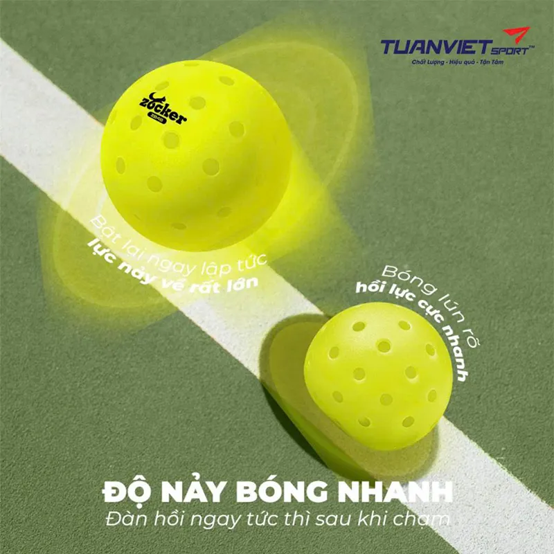 B&oacute;ng Pickleball 48 lỗ Zocker ZB48