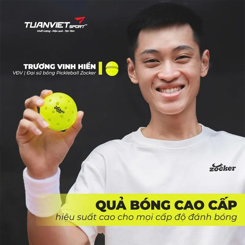 B&oacute;ng Pickleball 48 lỗ Zocker ZB48