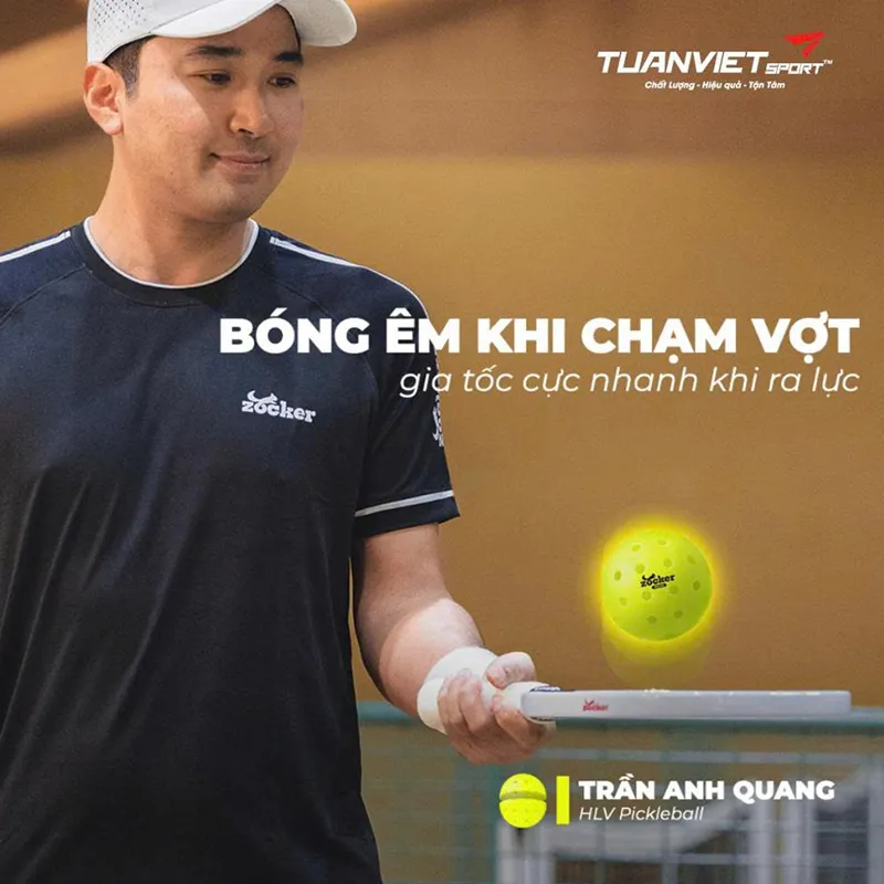 B&oacute;ng Pickleball 48 lỗ Zocker ZB48