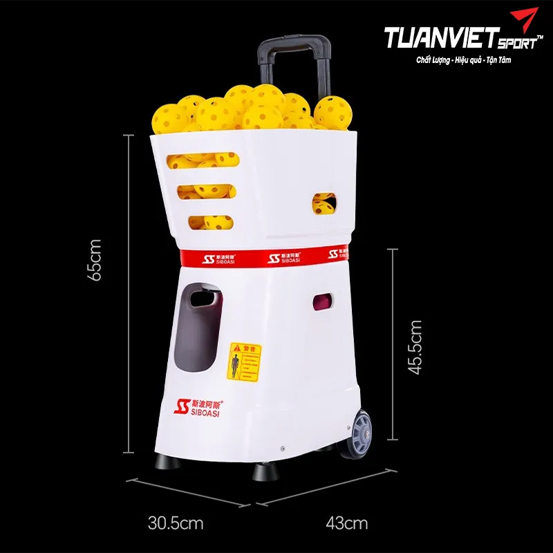 M&aacute;y bắn b&oacute;ng pickleball Siboasi SS-C1