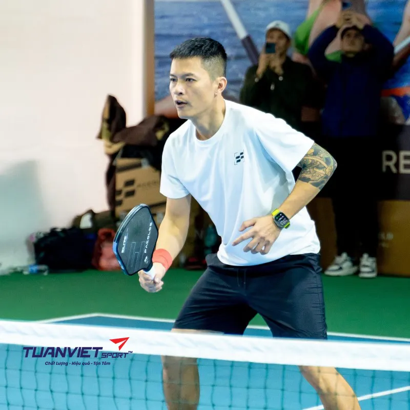 H&igrave;nh ảnh thực tế của &Aacute;o Thi Đấu Pickleball Facolos T-Shirt
