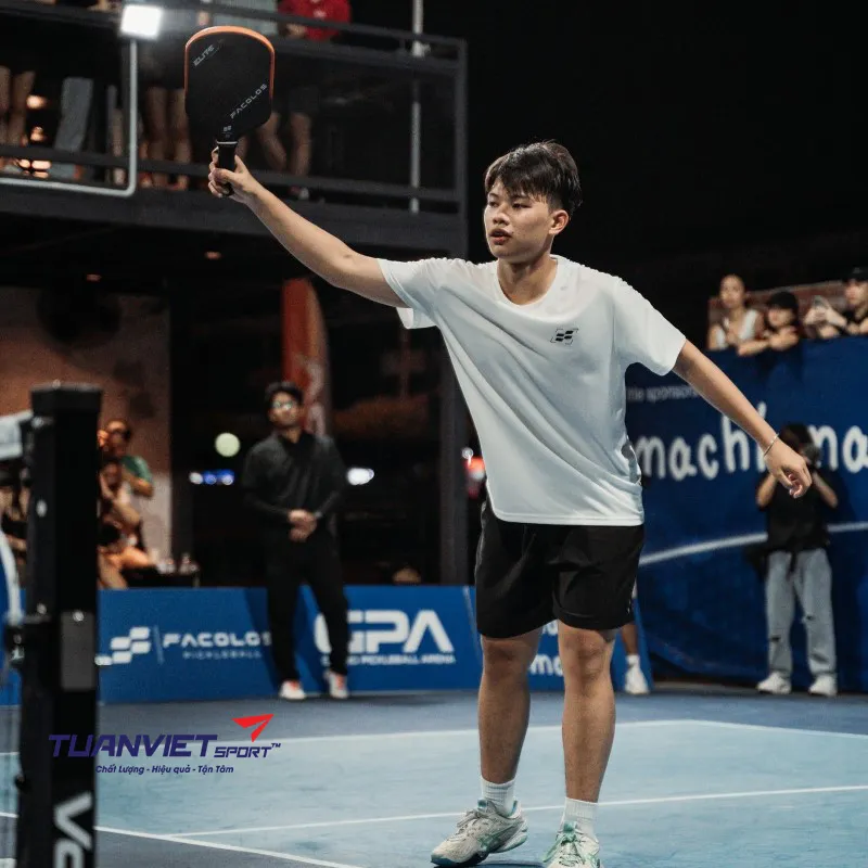 H&igrave;nh ảnh thực tế của &Aacute;o Thi Đấu Pickleball Facolos T-Shirt