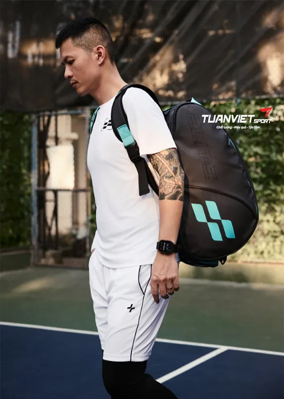 Hình ảnh thực tế của Balo Pickleball Facolos Elite Air - Cyan Blue