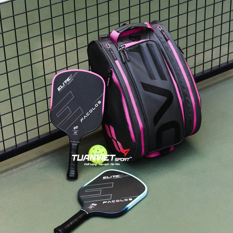 Hình ảnh thực tế của Balo Pickleball Facolos Elite Air - Pink Neon