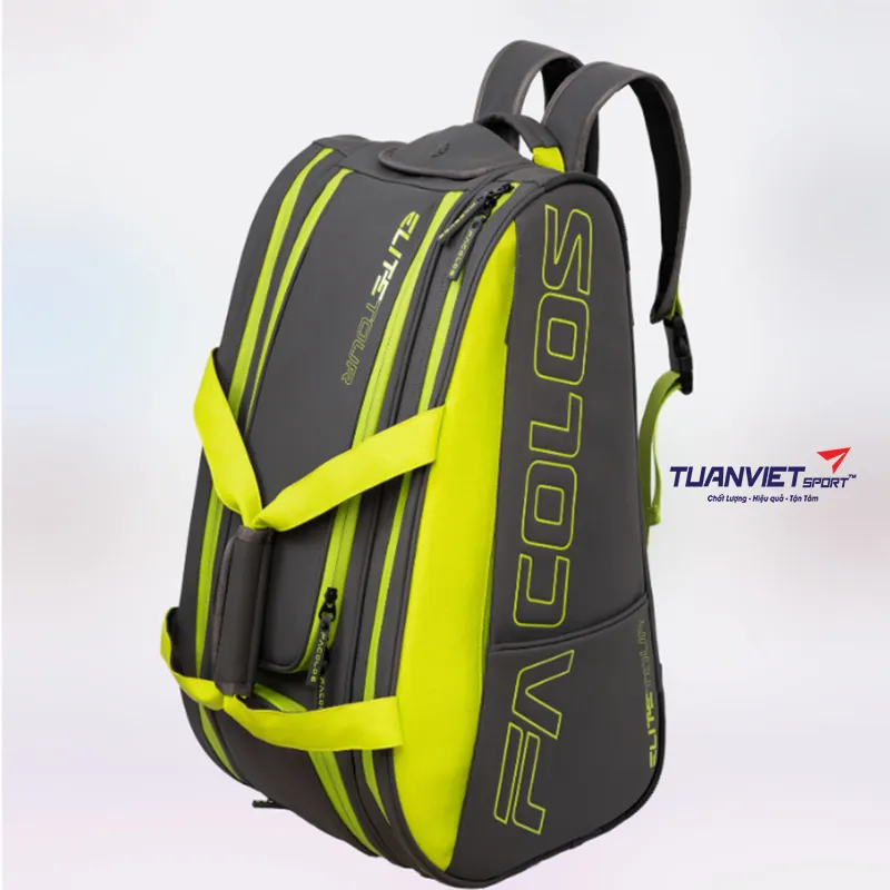 Balo Pickleball Facolos Elite Tour Xanh Neon