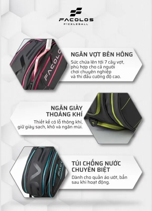  Balo Pickleball Facolos Elite