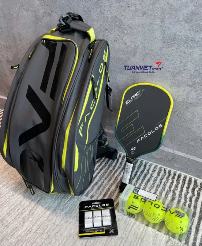 Balo Pickleball Facolos Elite Limegreen