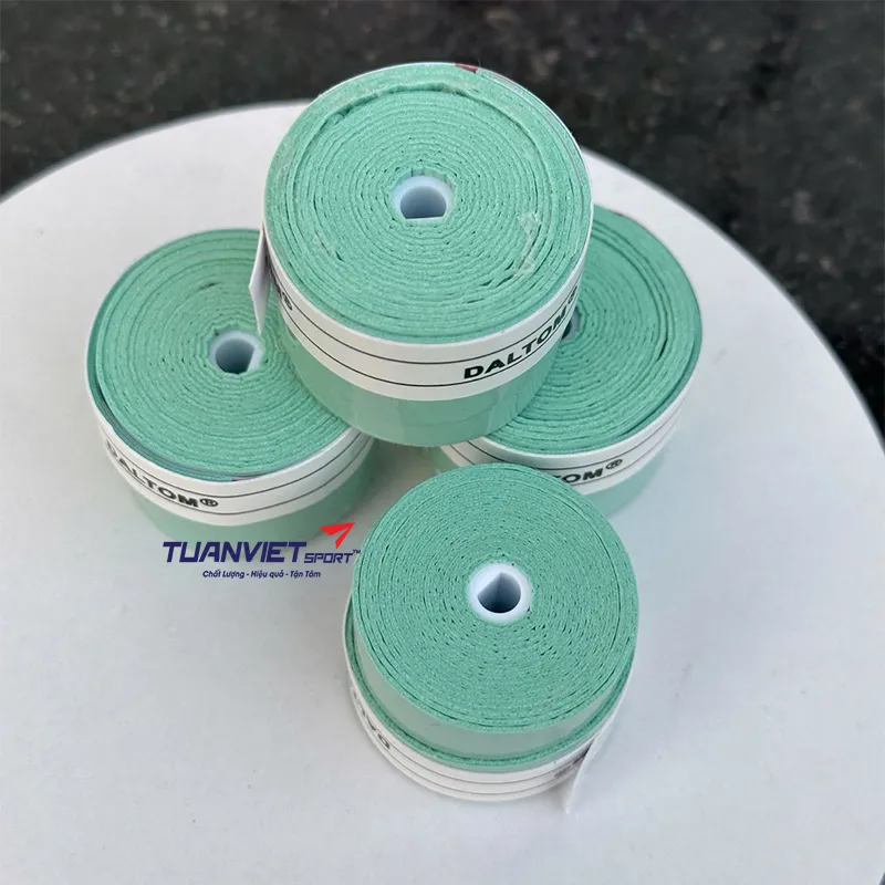 Cuốn C&aacute;n Vợt Daltom 2 lớp Xanh ngọc
