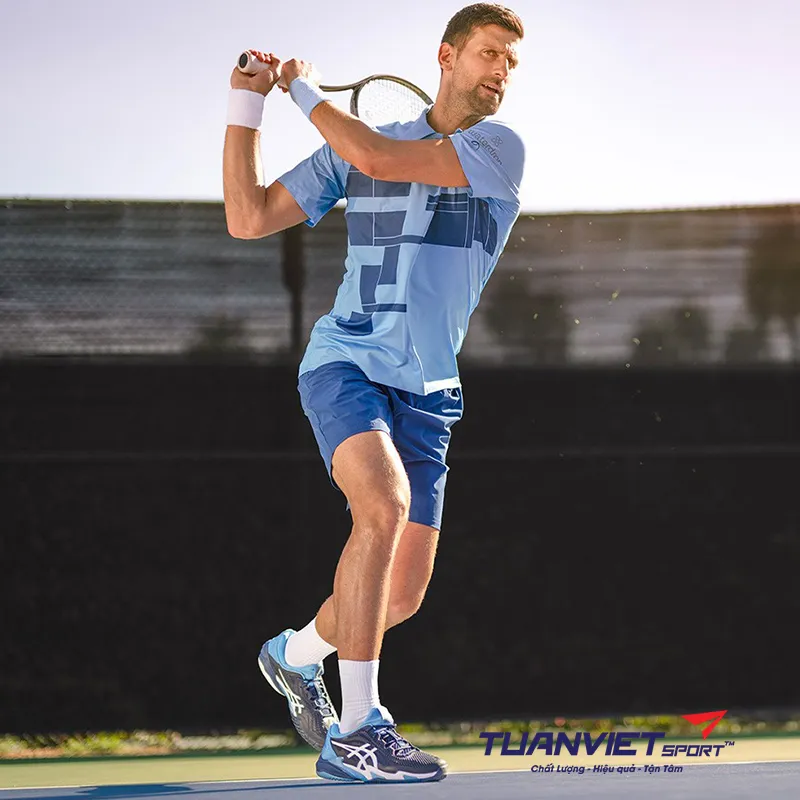 Giày TennisPickleball Nam ASICS Court ff 3 Novak 1041A361-963
