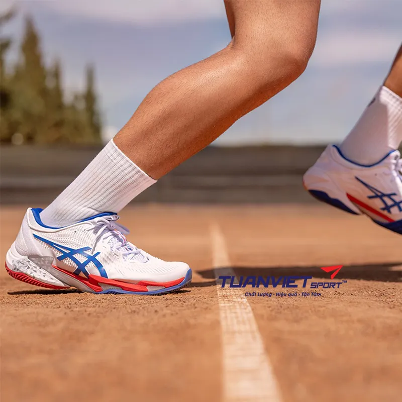 Giày TennisPickleball Nam ASICS COURT FF 3 NOVAK 1041A480-100