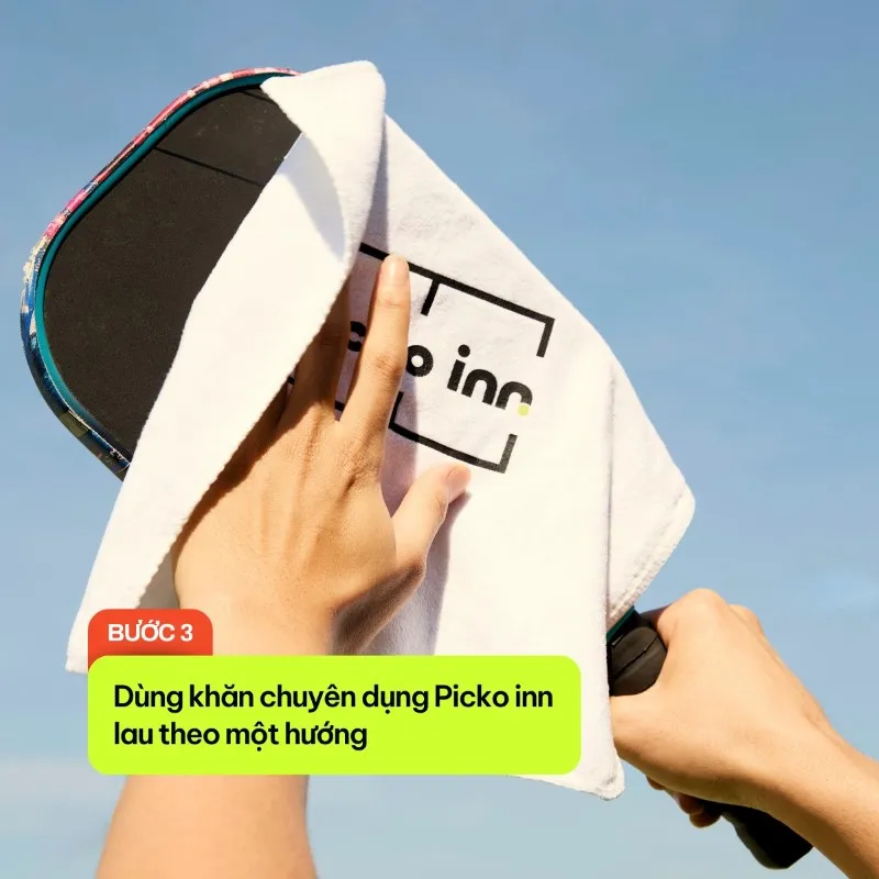 Hướng dẫn sử dụng Nước rửa vợt chuyên dụng Picko inn Paddle Cleaner 100ml