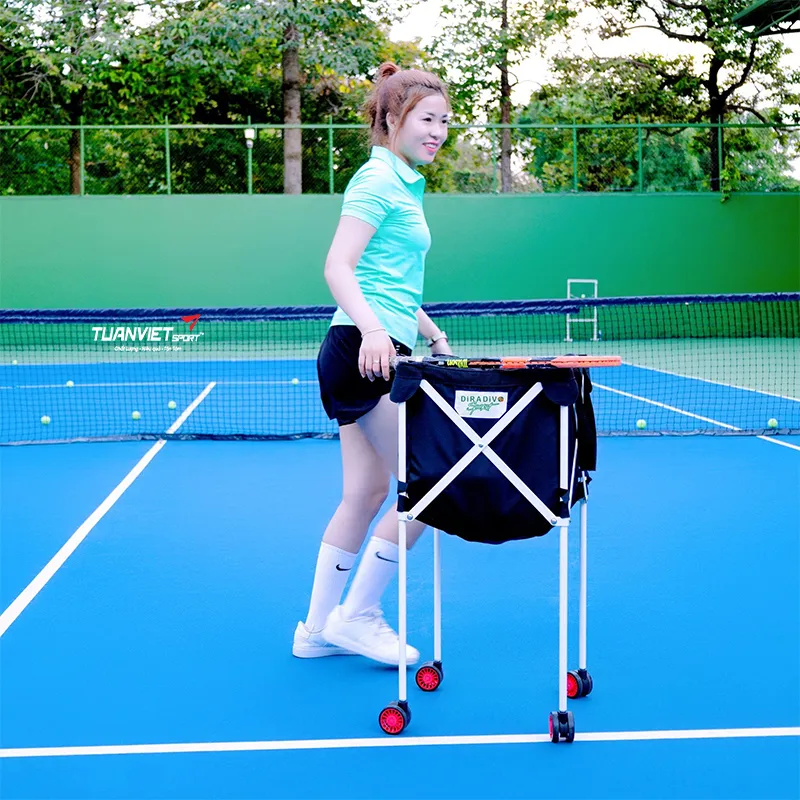 Xe đựng b&oacute;ng pickleball gấp gọn Diradivo Sport XC-102