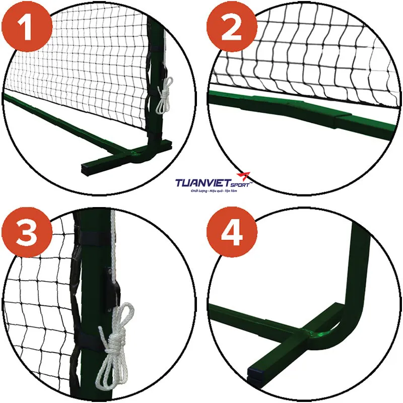 Trụ pickleball di động Sodex Sport S25103V