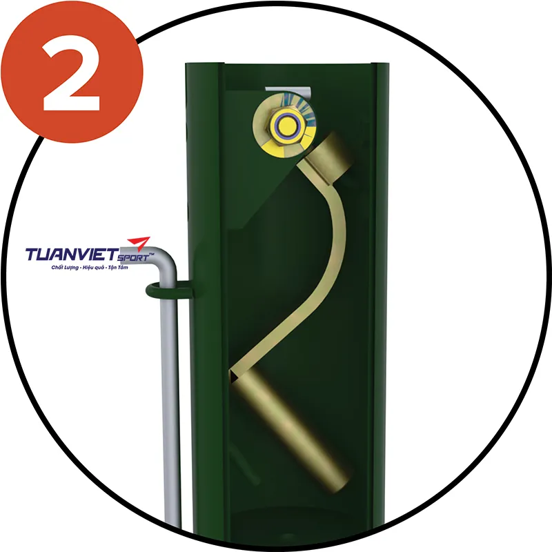 Tính năng nổi bật của Trụ pickleball chôn nòng Sodex Sport S26235V