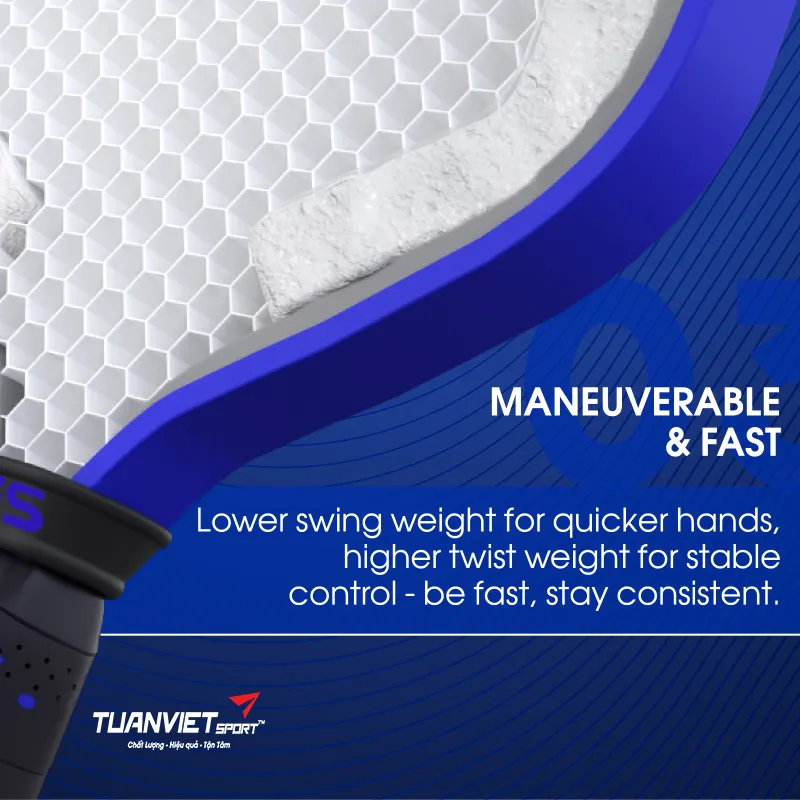 Công nghệ nổi bật của Vợt Pickleball Apes Harmony V