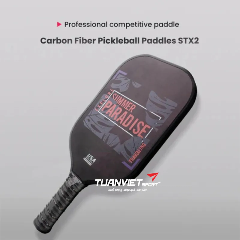 Vợt Pickleball Beesoul Carbon Fiber STX 2