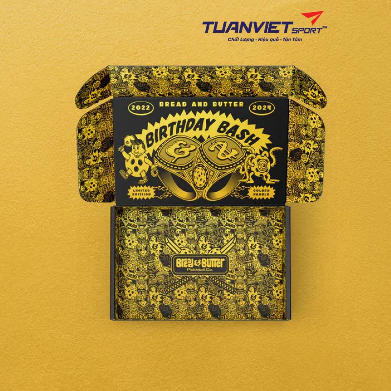 Vợt Pickleball Bread & Butter Gold Invader (Limited Edition)