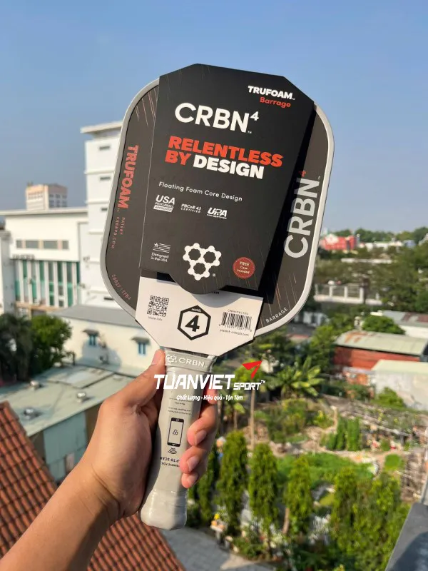 H&igrave;nh ảnh thực tế của Vợt Pickleball CRBN⁴ TruFoam Barrage