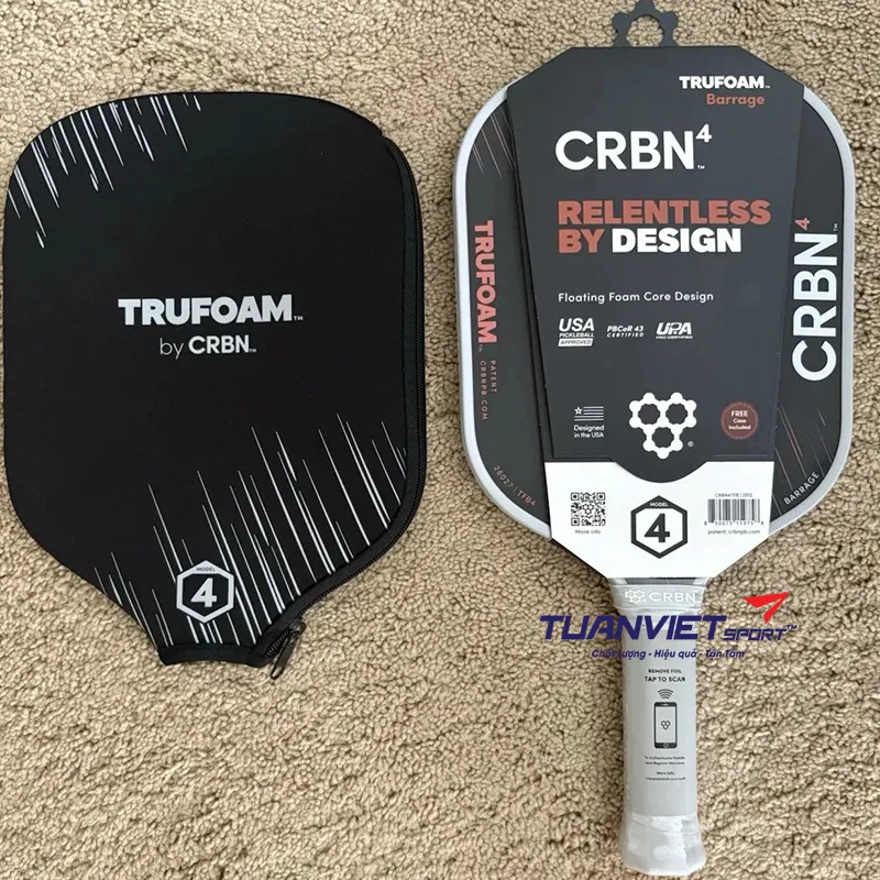 H&igrave;nh ảnh thực tế của Vợt Pickleball CRBN⁴ TruFoam Barrage