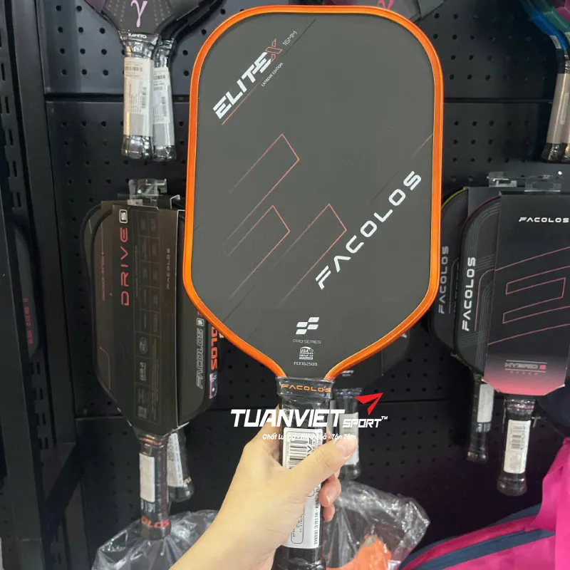 Vợt Pickleball Facolos Elite X Metallic Orange - Limited Edition