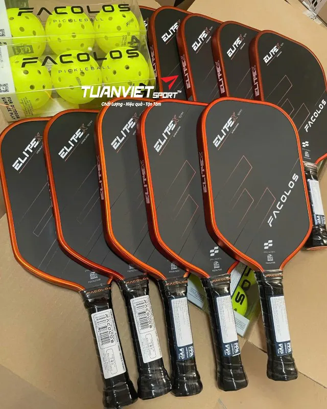 Vợt Pickleball Facolos Elite X Metallic Orange - Limited Edition