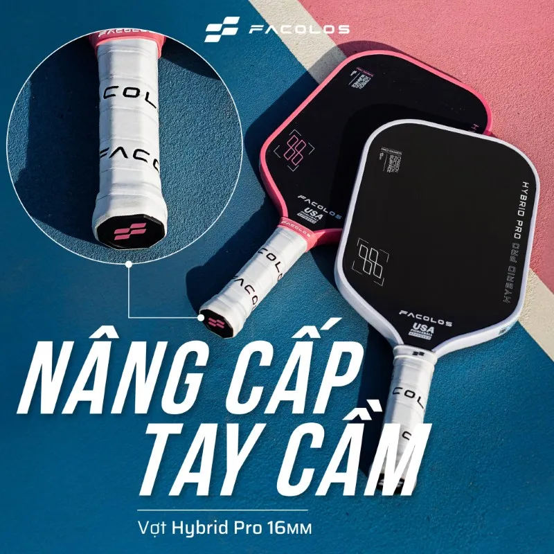 Công nghệ nổi bật của Vợt Pickleball Facolos Pro Series - Hybrid Pro