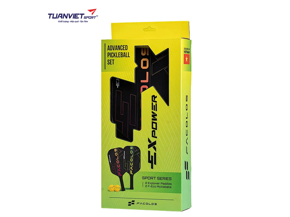 Bộ 2 Vợt Pickleball Facolos Sport Series - ExPower 14mm