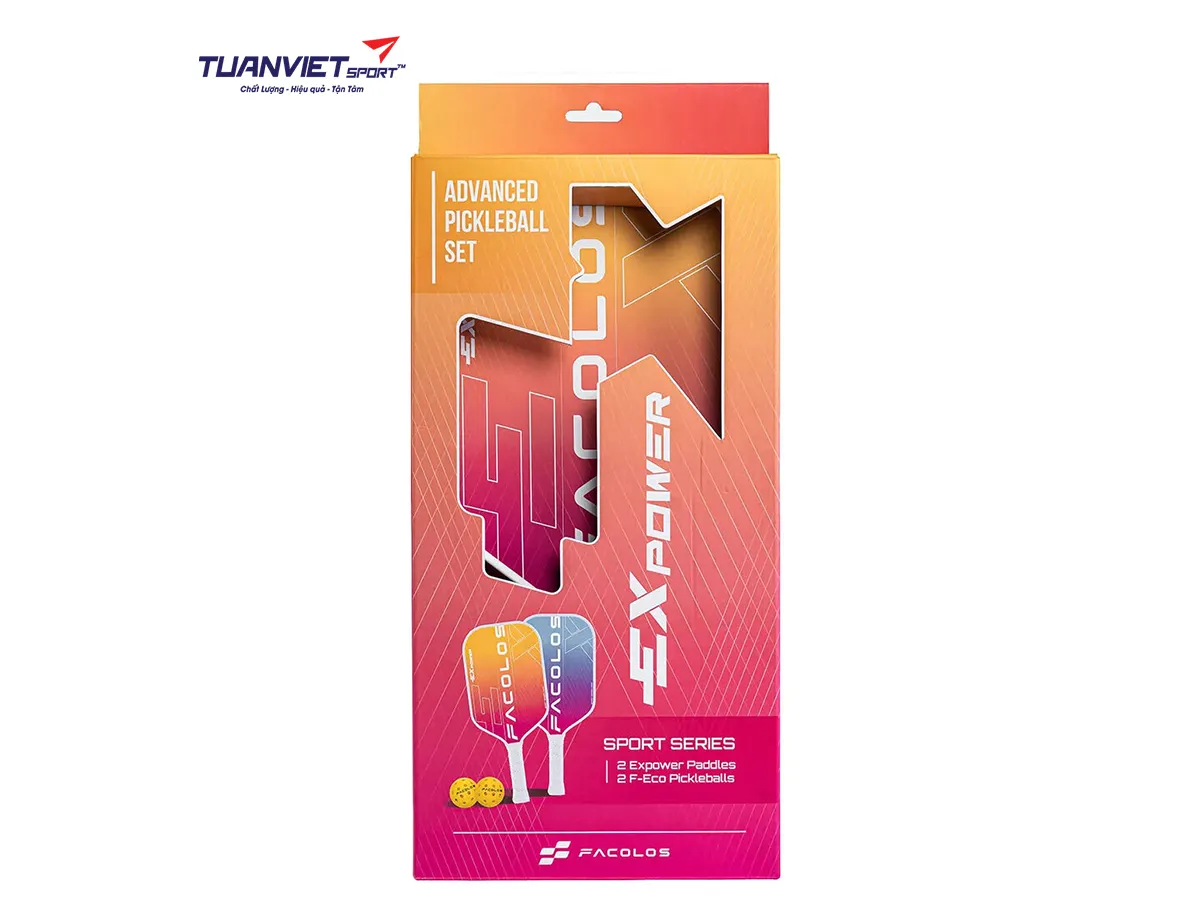 Bộ 2 Vợt Pickleball Facolos Sport Series - ExPower 14mm