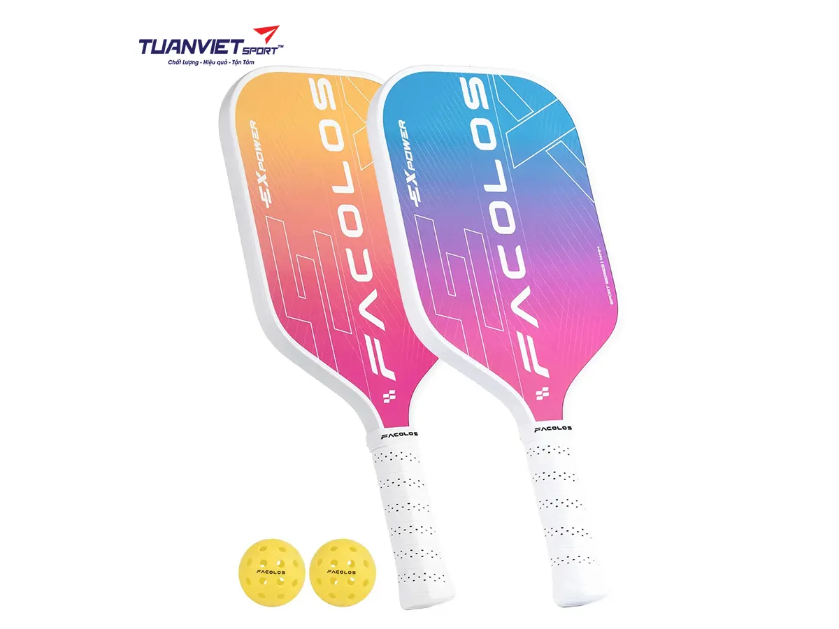 Bộ 2 Vợt Pickleball Facolos Sport Series - ExPower 14mm